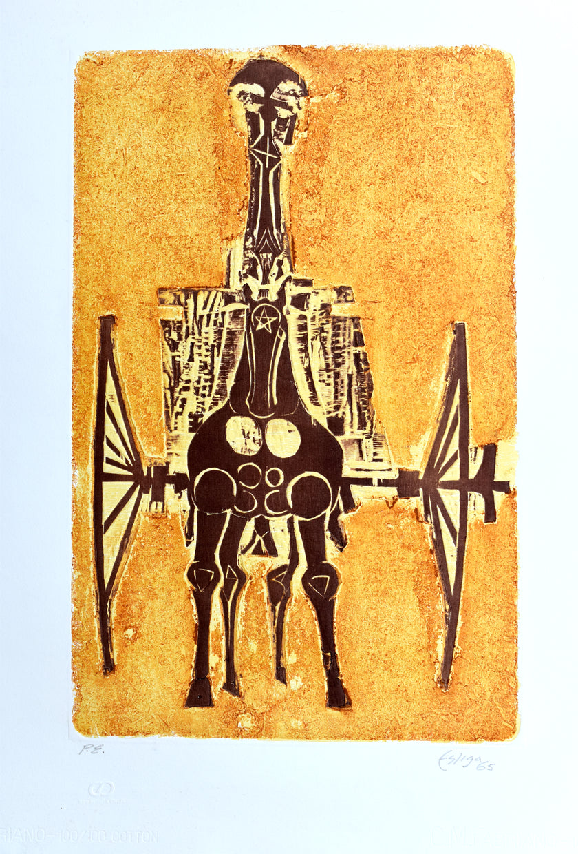 Horse with Cart (Cavalo com carro)